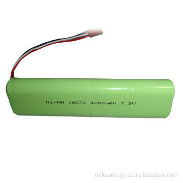 NiMH Battery Pack with 4200mAh Capacity and 7.2V Nominal Voltage